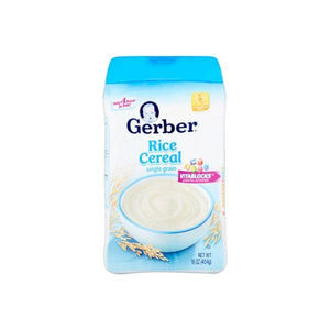 Gerber, Rice Cereal, Single Grain